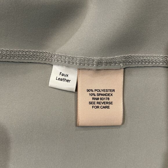 Philosophy Pink Floral Faux Leather Suede Duster Long Jacket Plus Size 1X - Picture 13 of 14